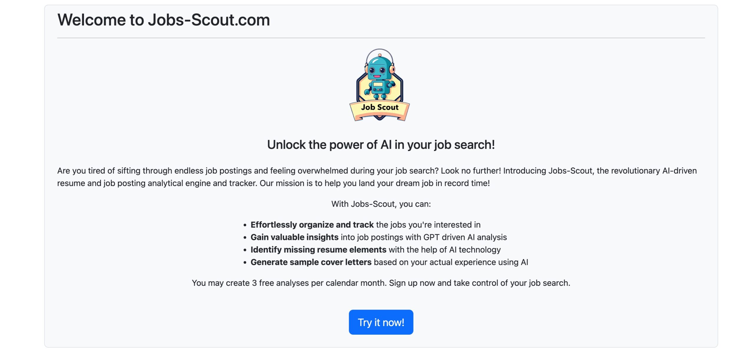 Jobs Scout