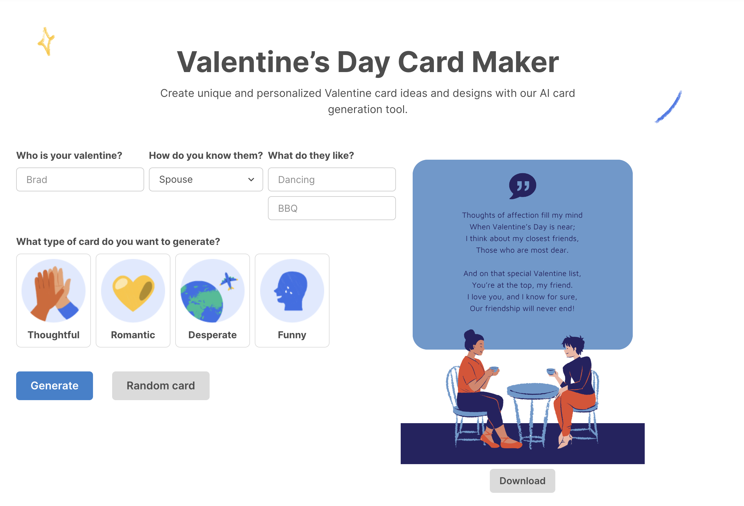 Venngage Valentine Card Maker