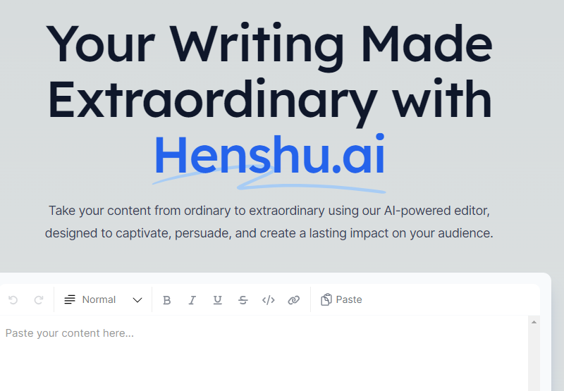 Henshu.AI