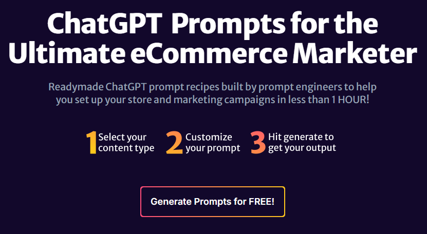 eCommerce Prompt Generator