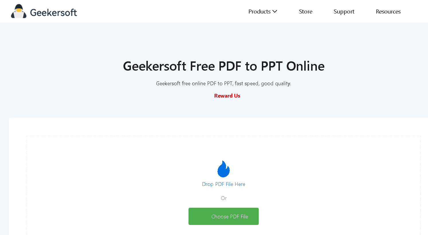 Geekersoft free PDF to PPT