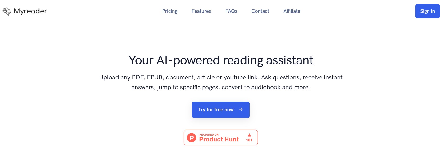 Myreader AI