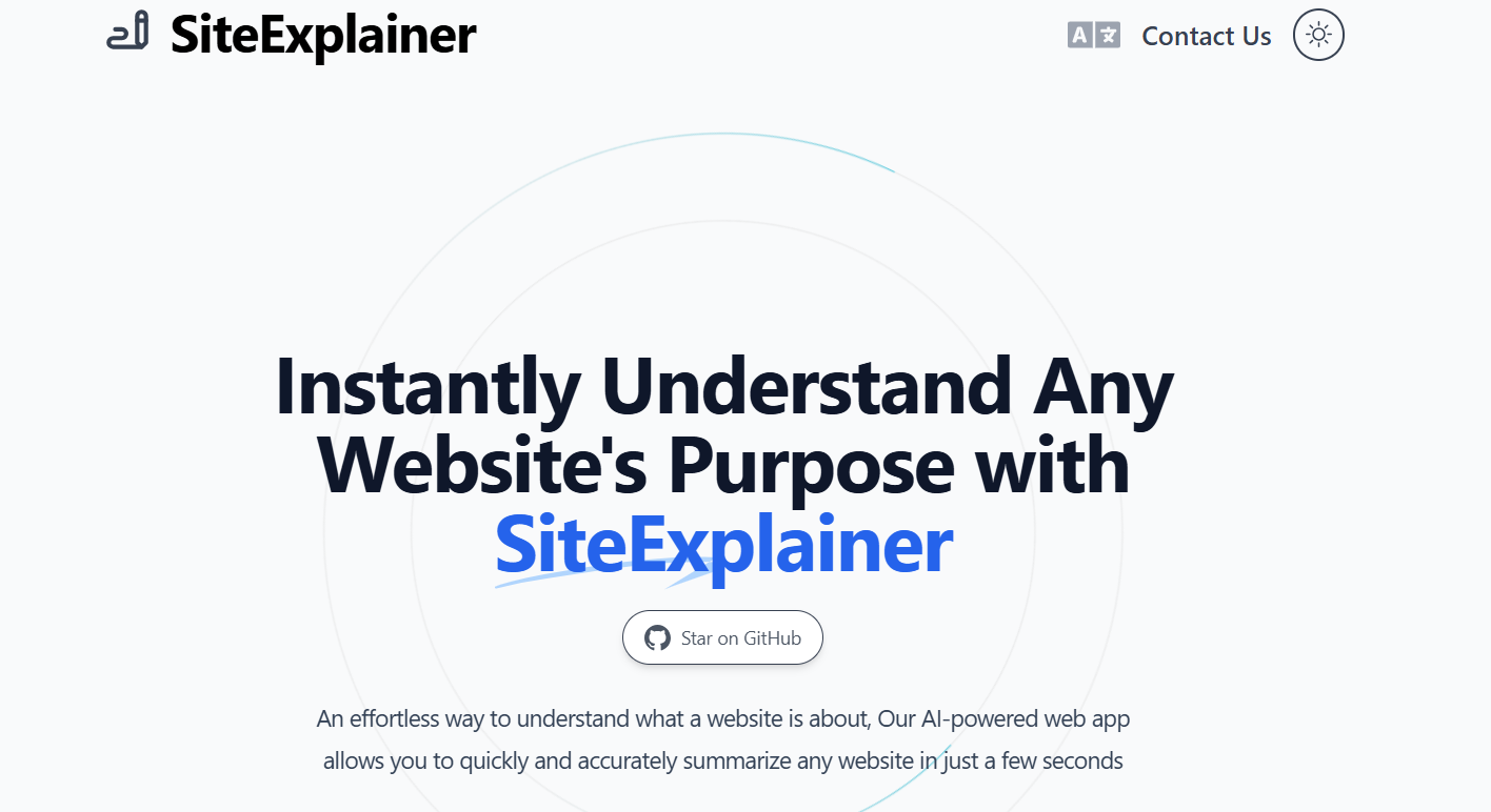 SiteExplainer