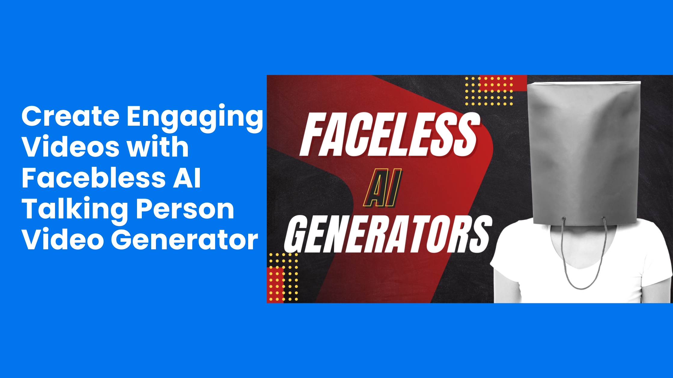 facebless ai talking person video generator