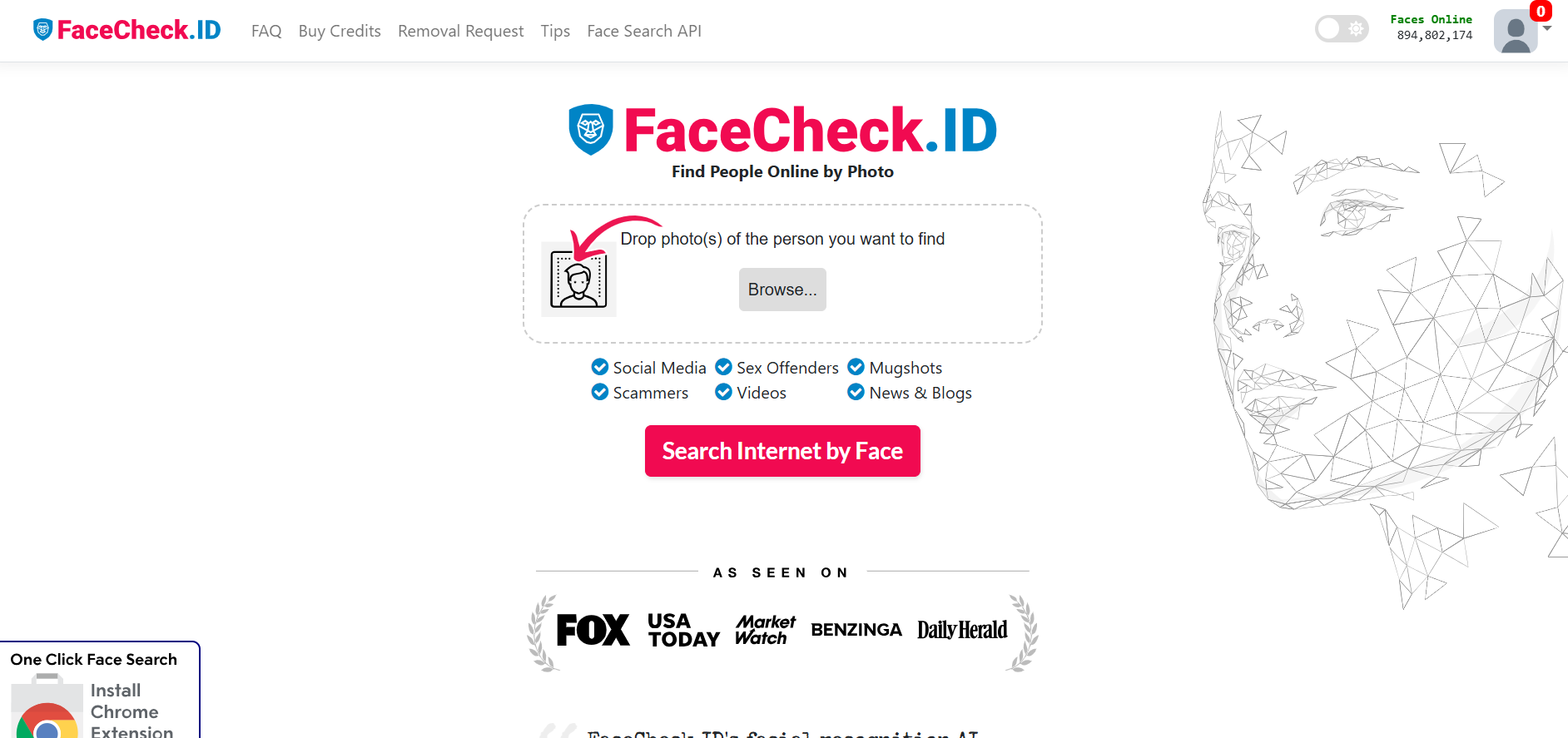 FaceCheck ID – Reverse Image Search