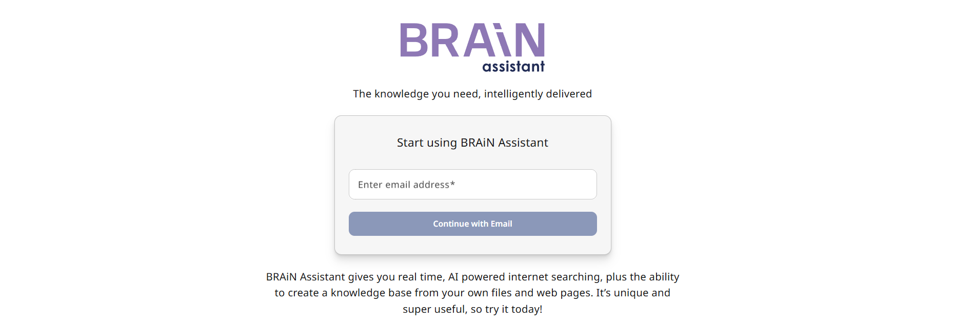 BRAiN Assistant