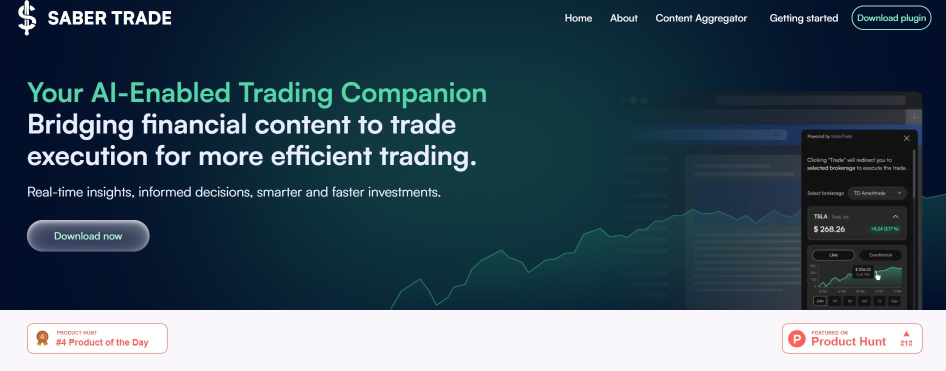 SaberTrade Browser Extension