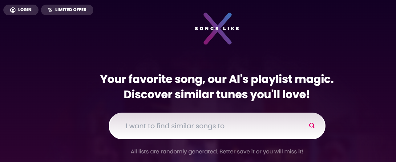 AI's playlist magic tool