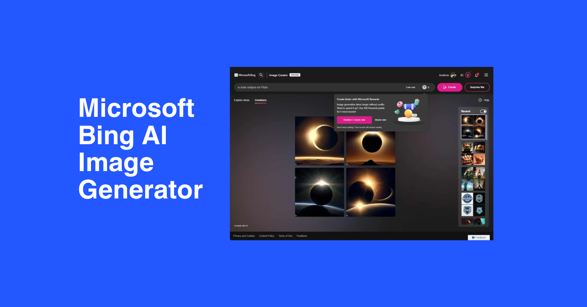 microsoft bing ai image generator