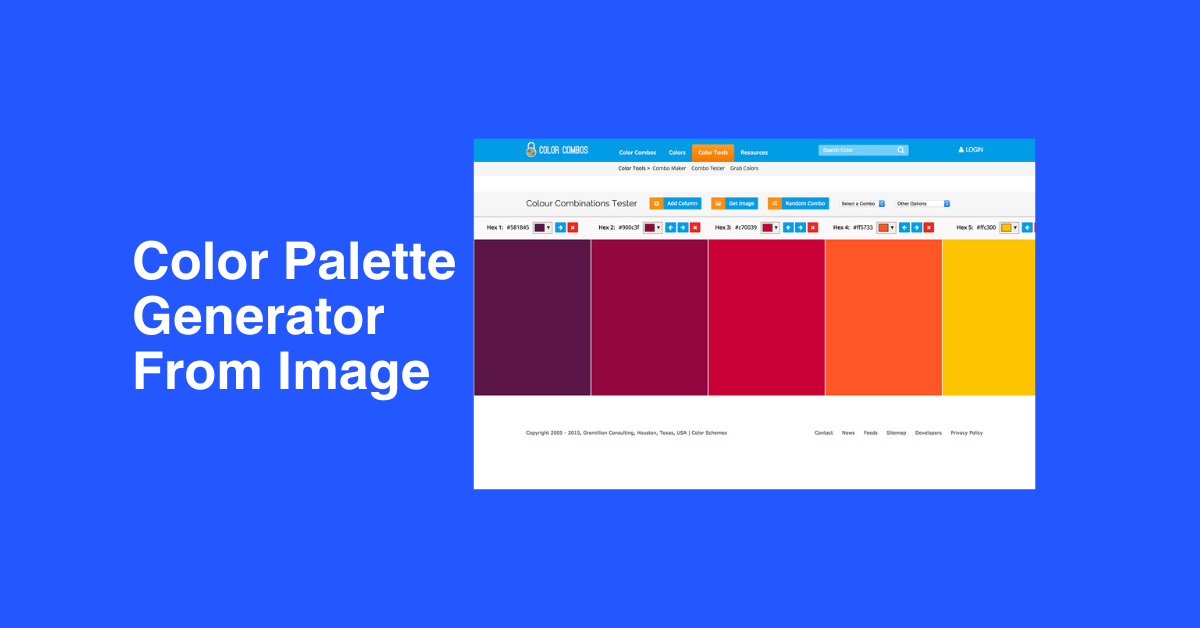 color palette generator from image