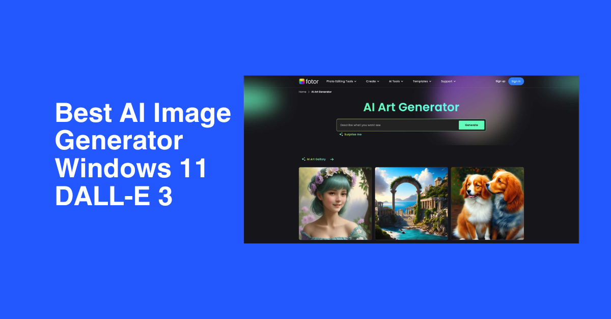 best ai image generator windows 11 dall-e 3 free download