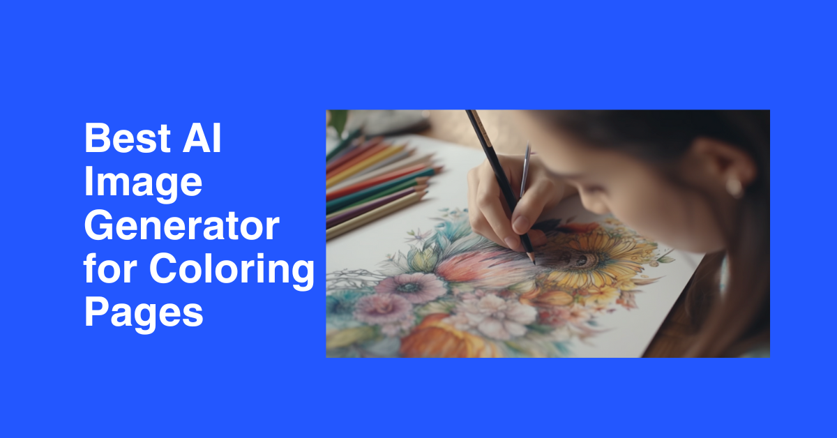 best ai image generator for coloring pages