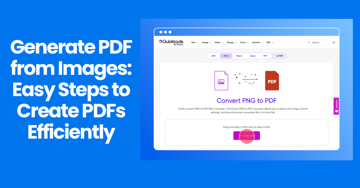 generate pdf from images