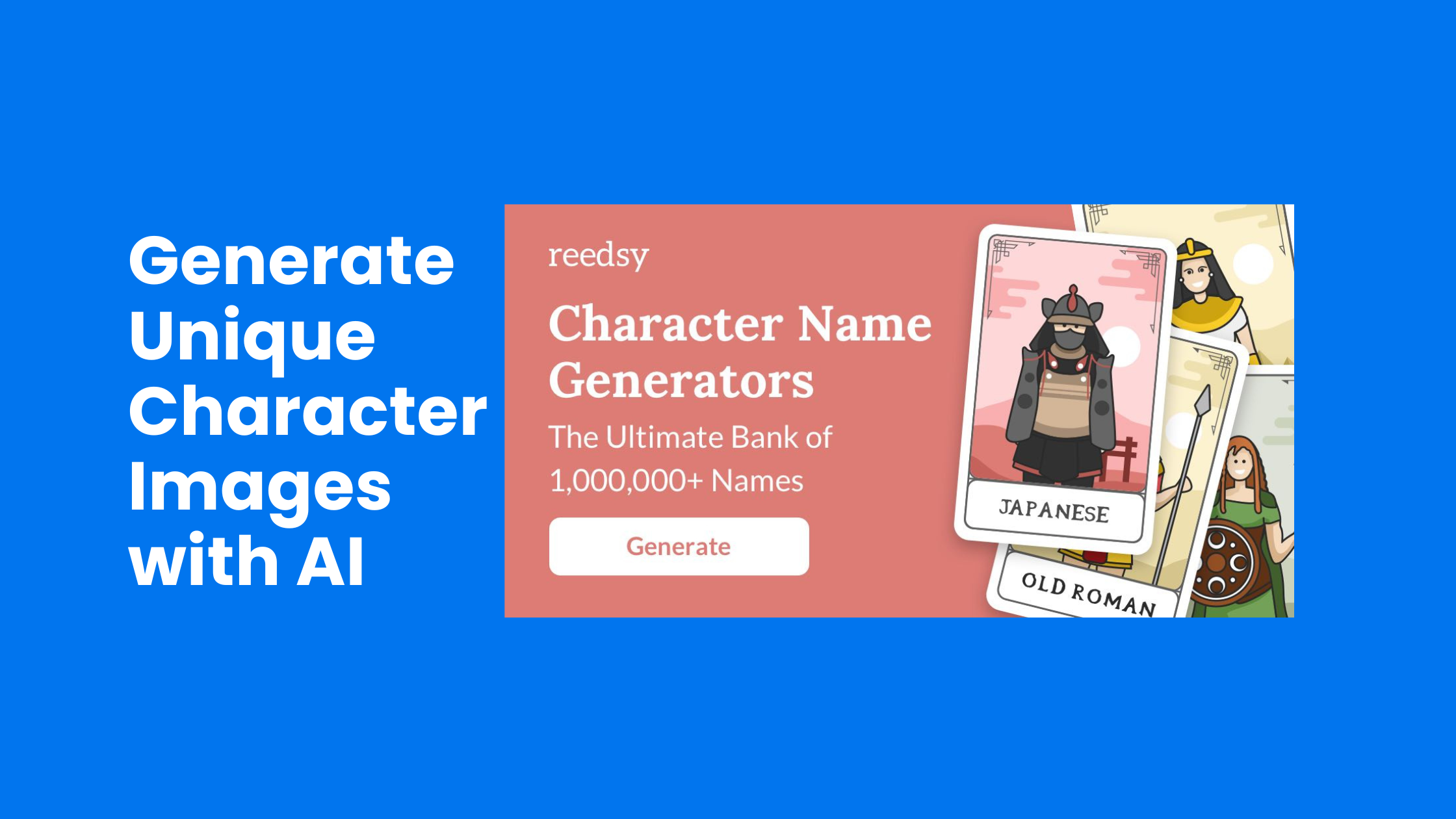 Generate Unique Character Images with AI for All Your Creative Projects