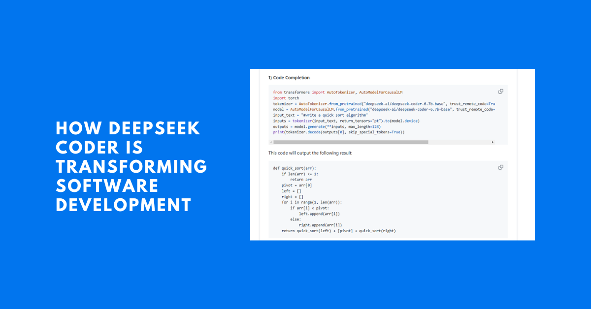 DeepSeek Coder Software Development