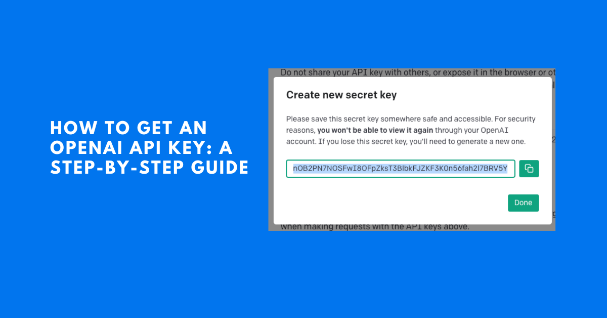 Open API Key: A Step-by-Step Guide