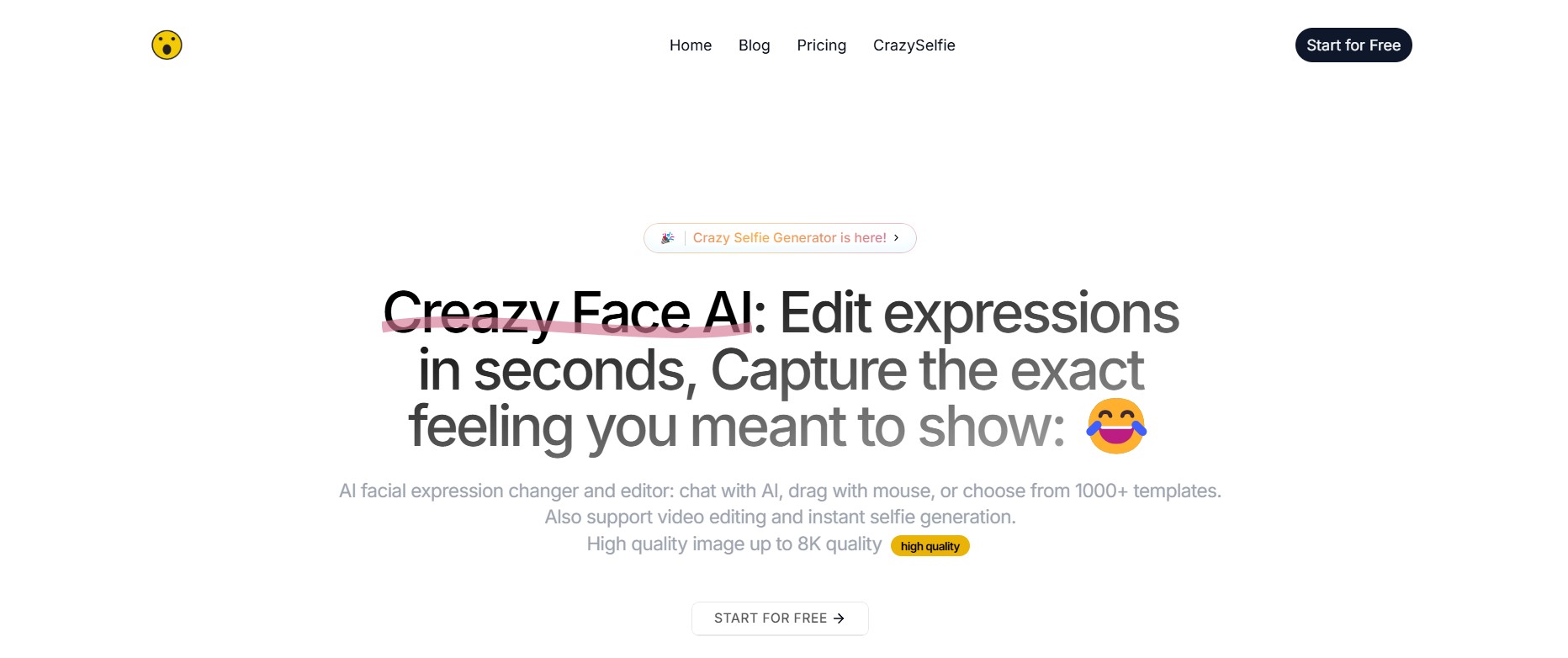 Crazy Face AI