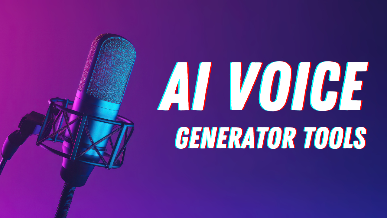 AI voice generator tools