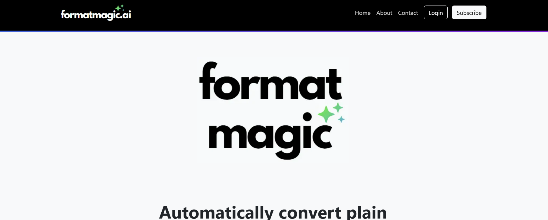 Formatmagic AI