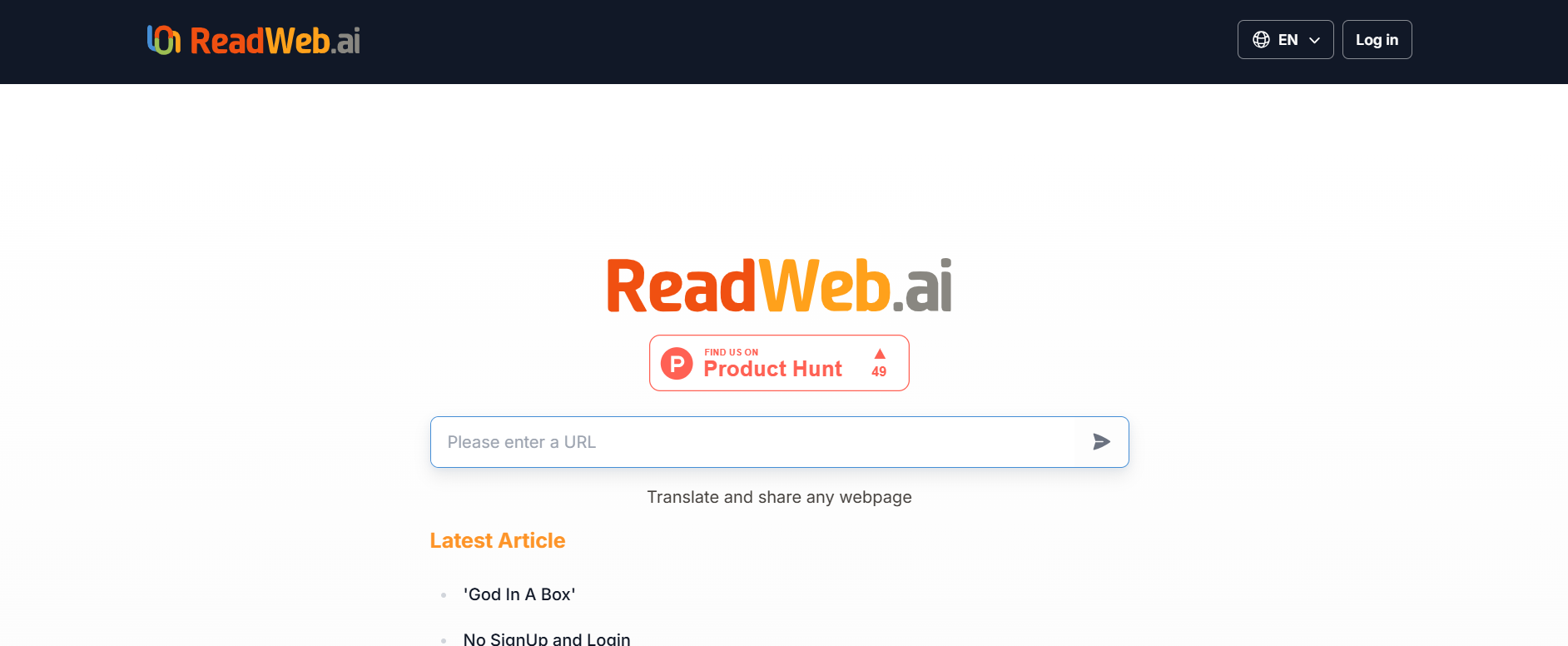 ReadWeb AI