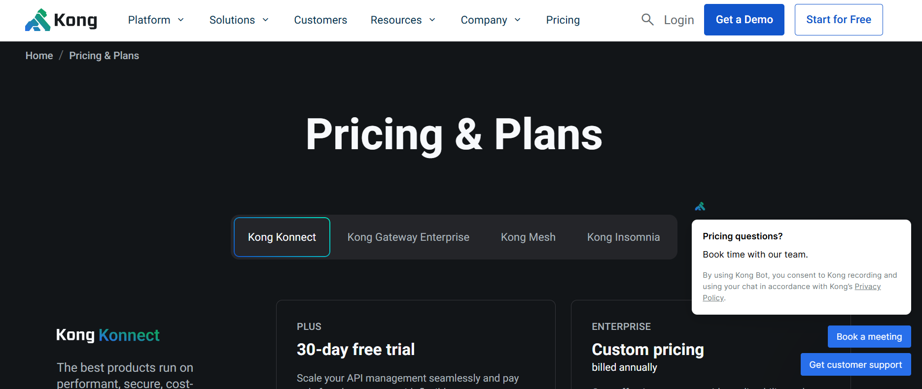 Kong API Gateway