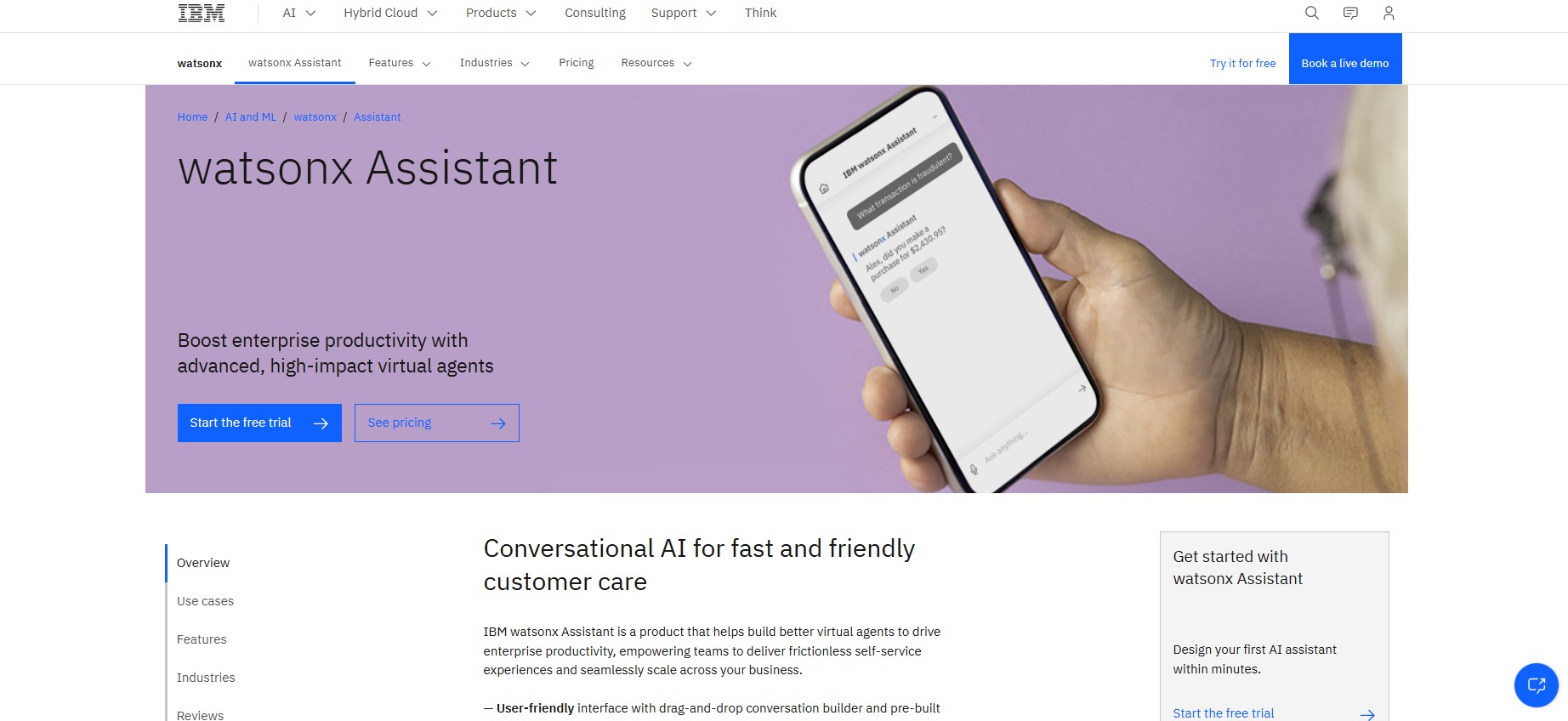 IBM watsonx Assistant