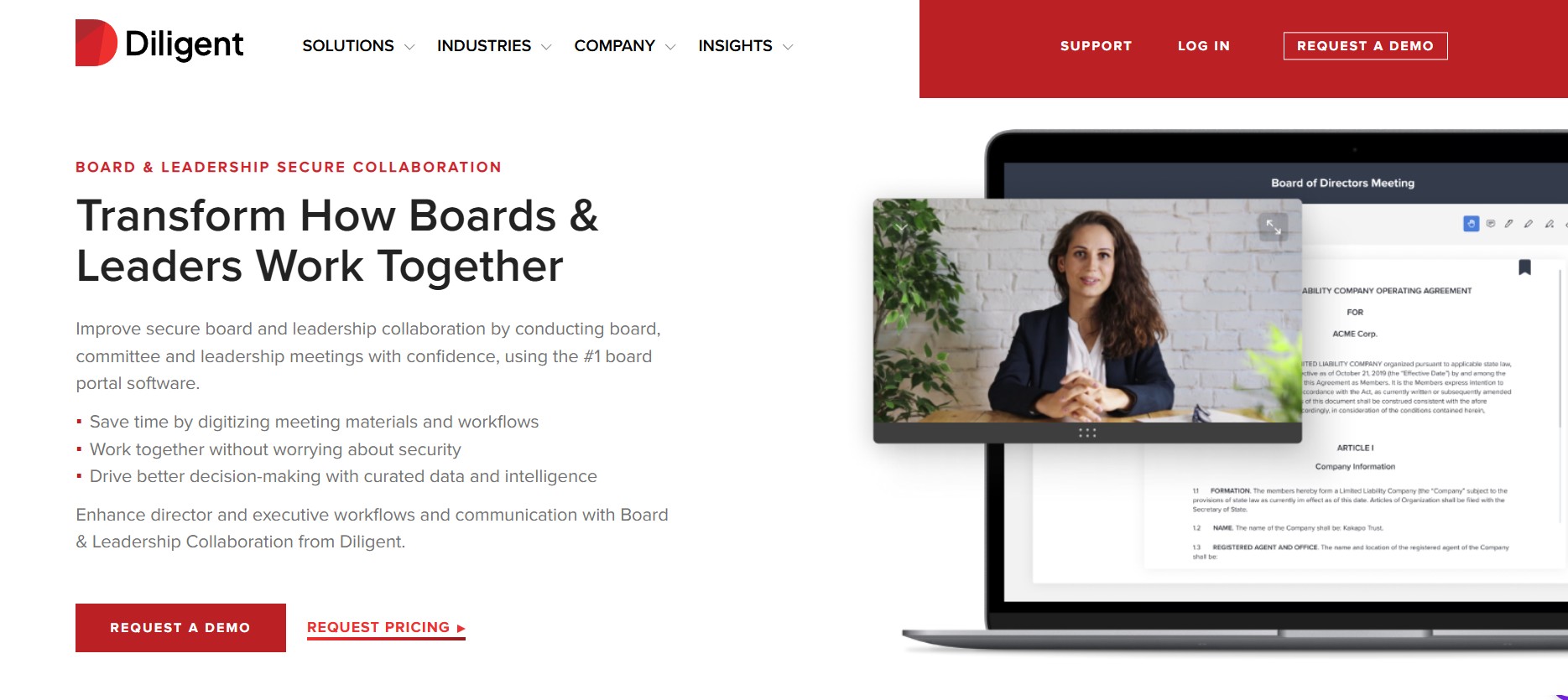 Diligent Boards