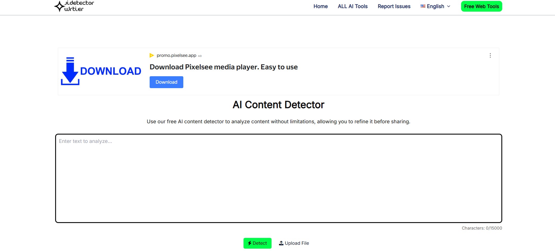 AI Detector Writer