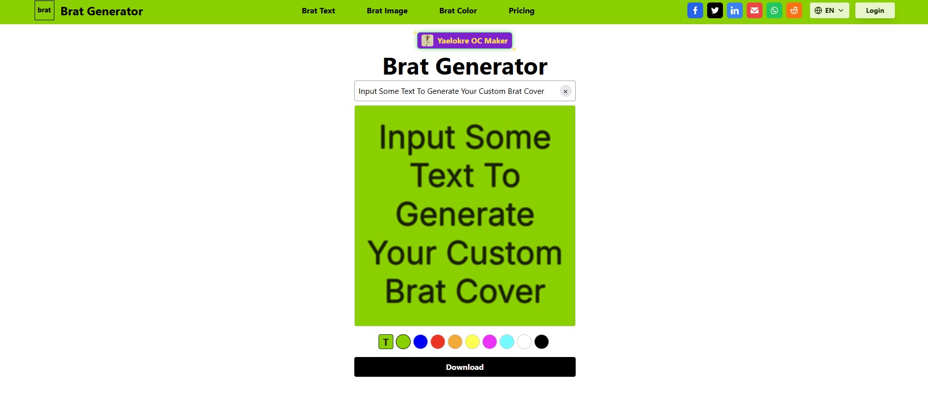 Brat Generator