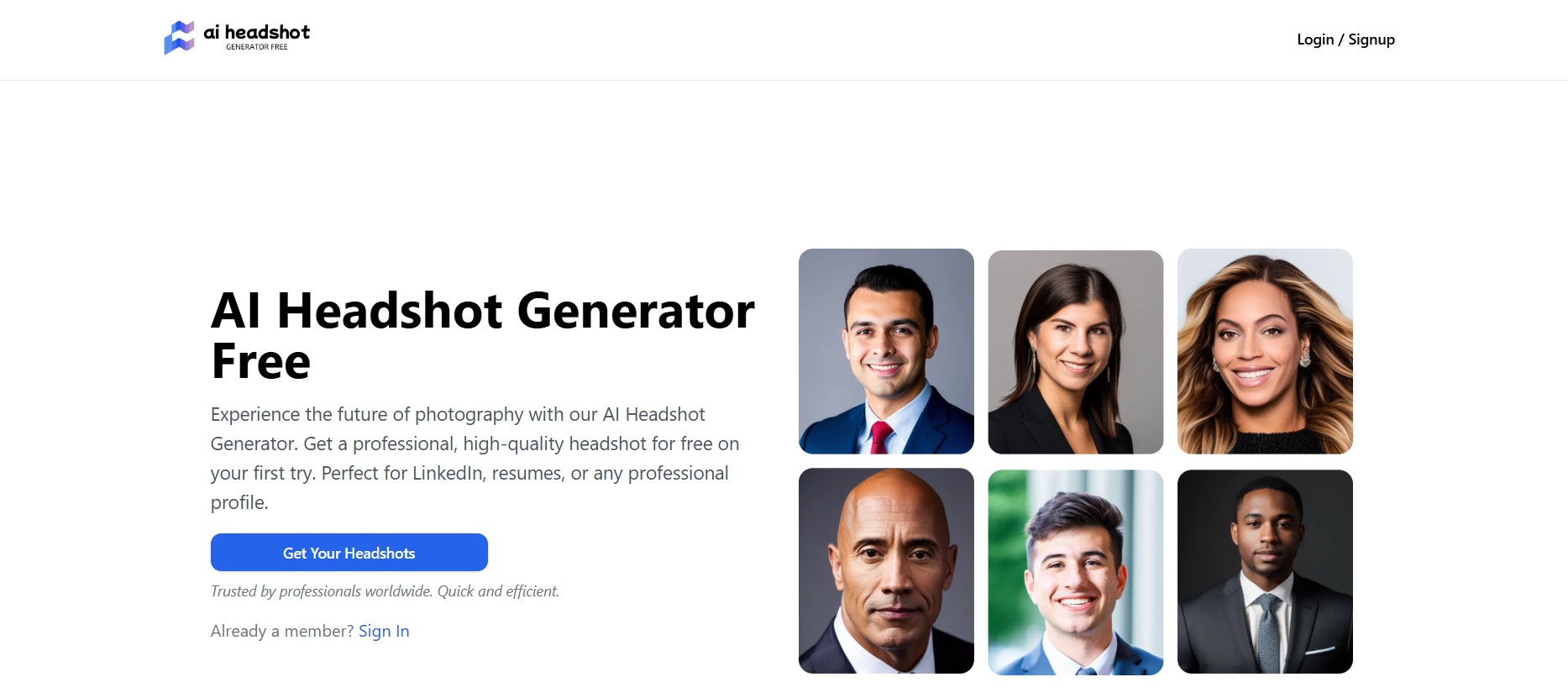 AI Headshot Generator Free