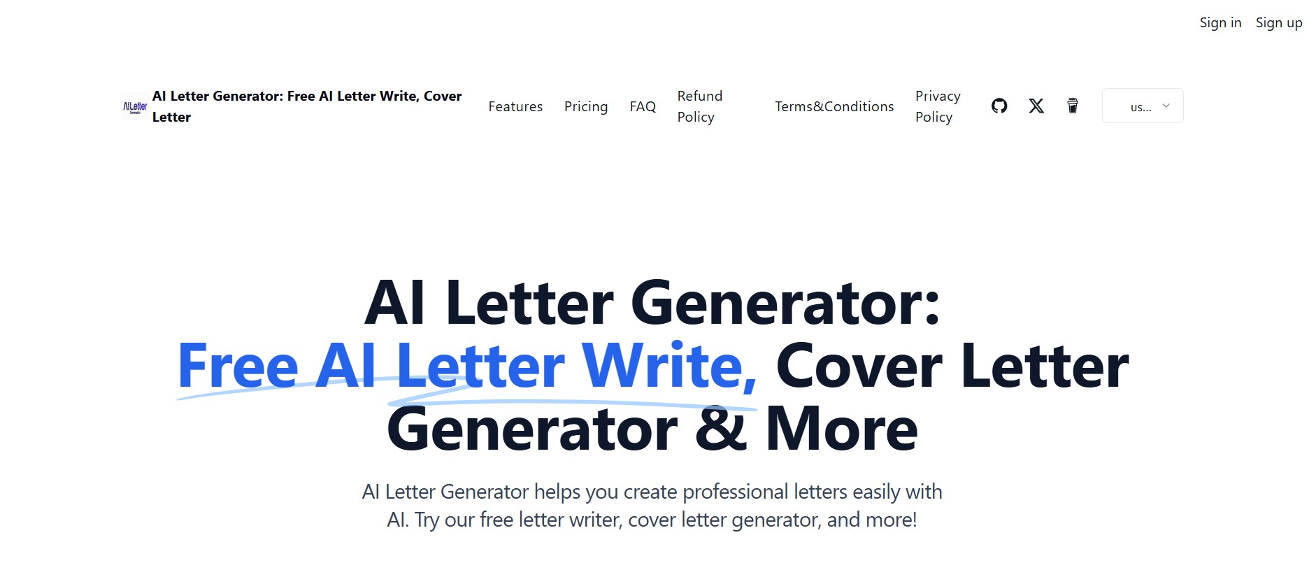 AI Letter Generator