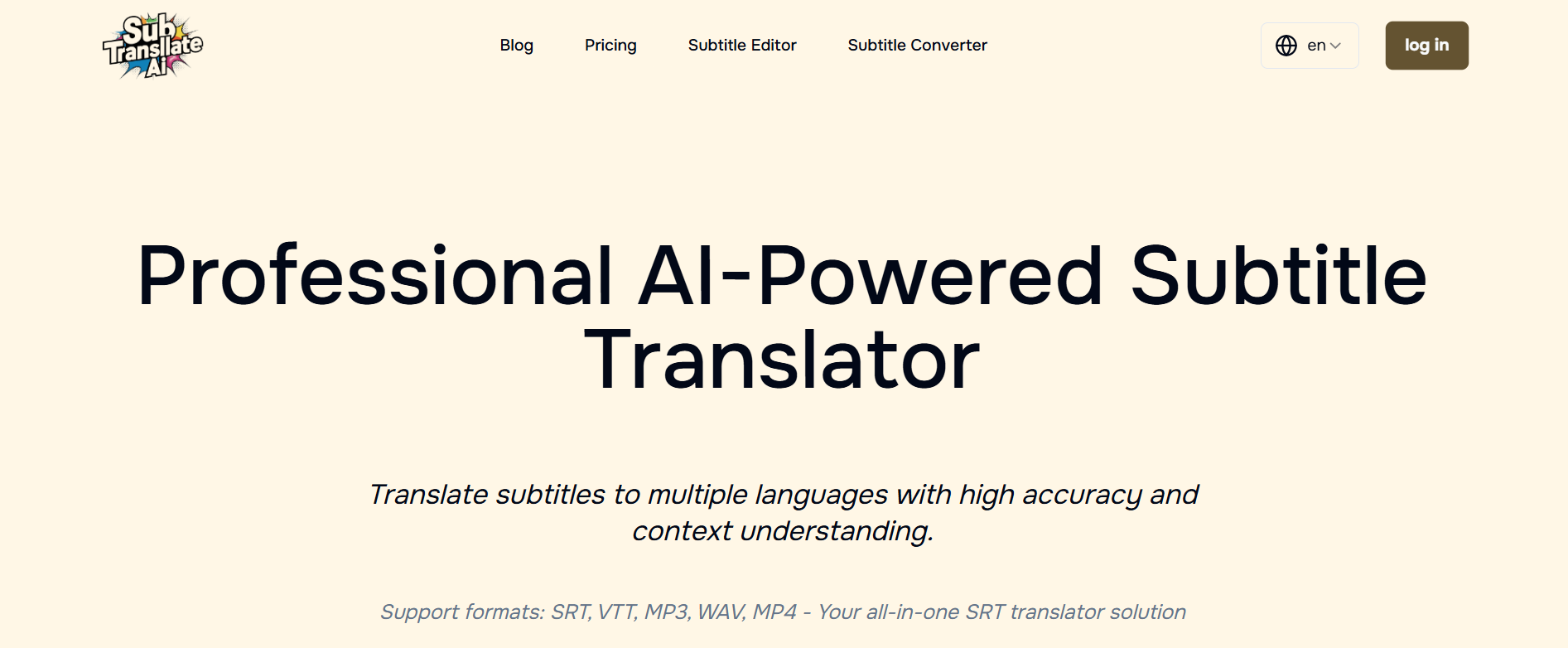 Sub Transllate AI