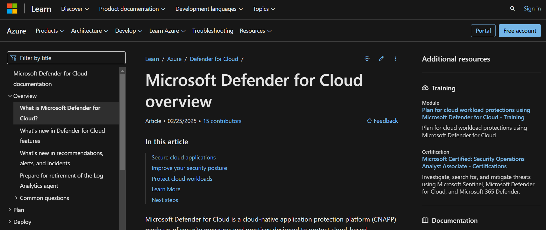 Microsoft Defender for Cloud