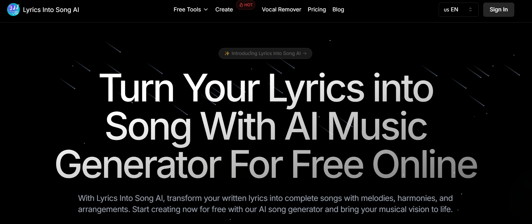 Lyrics Into Song Al