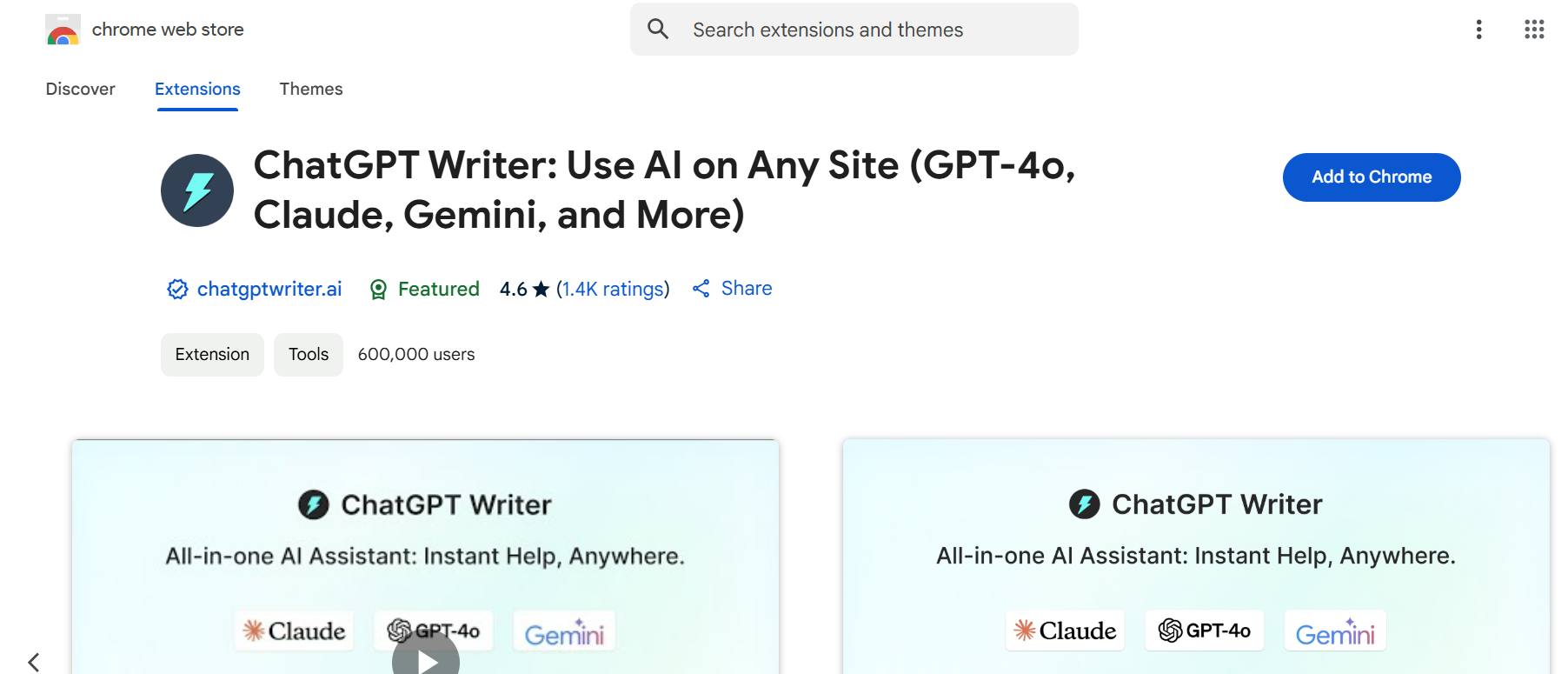 ChatGPT Writer