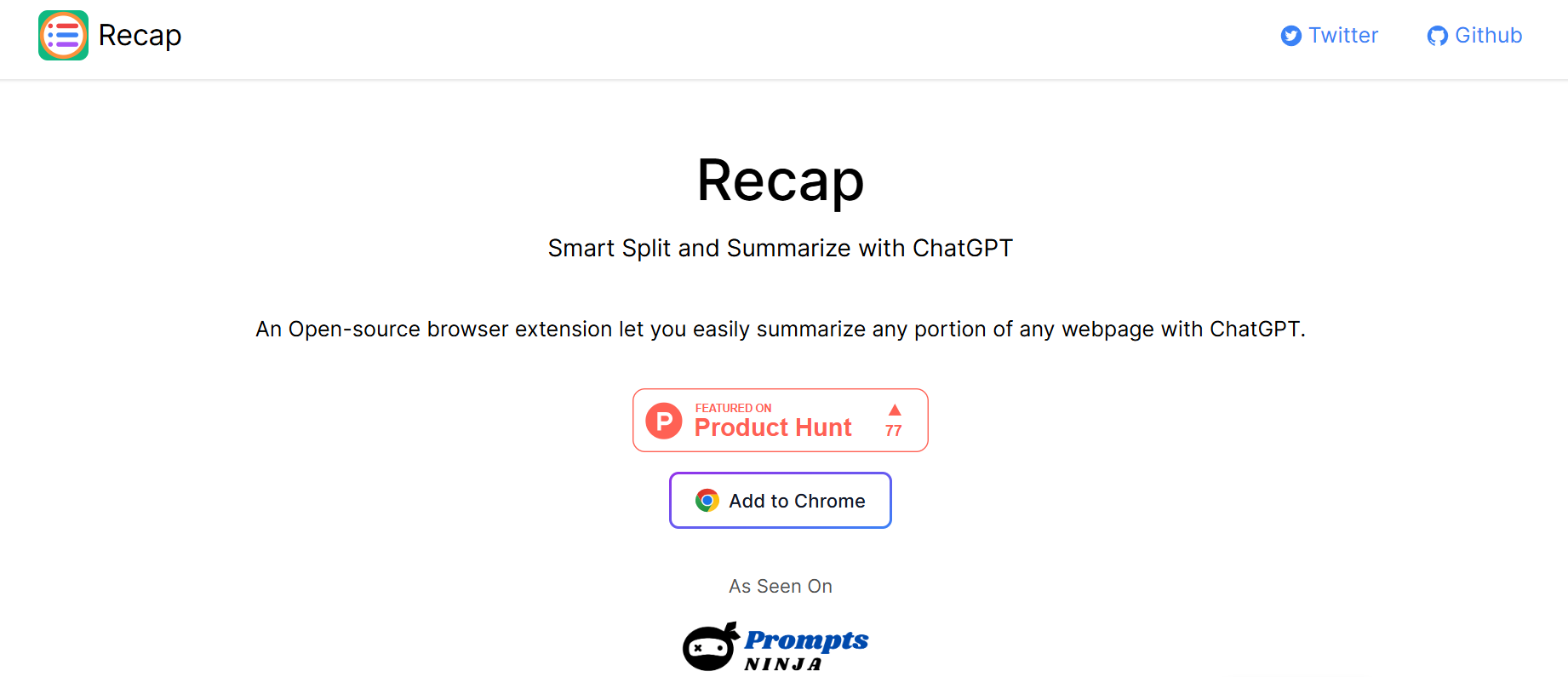 Recap