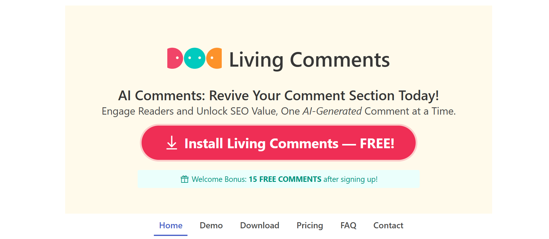 Living Comments