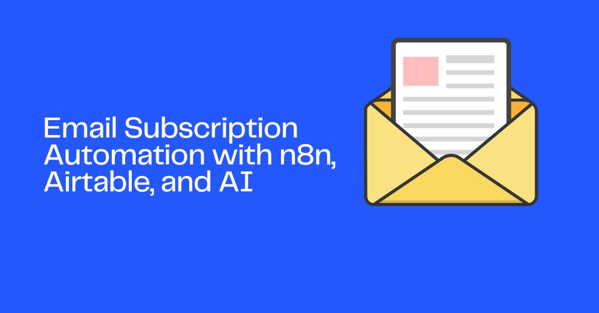 Email Subscription Automation