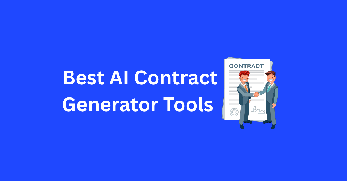 Best AI Contract Generator Tools