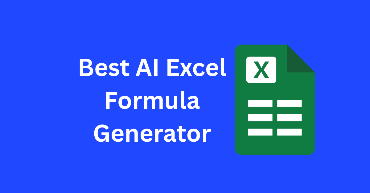 Best AI Excel Formula Generator