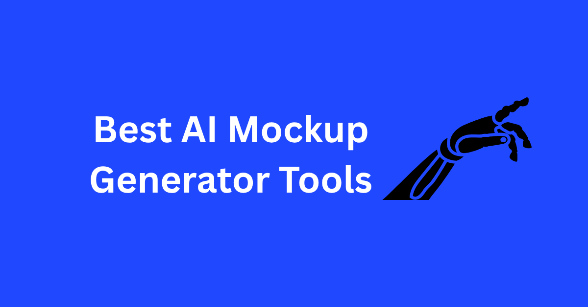 Best AI Mockup Generator Tools